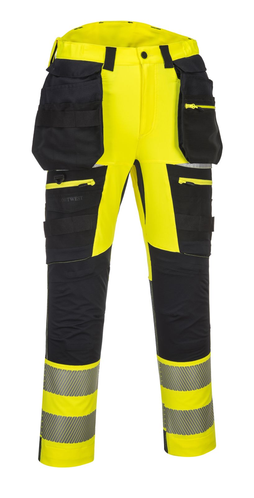 Portwest DX4-Hi-Vis broek DX442 geel-zwart(YB)