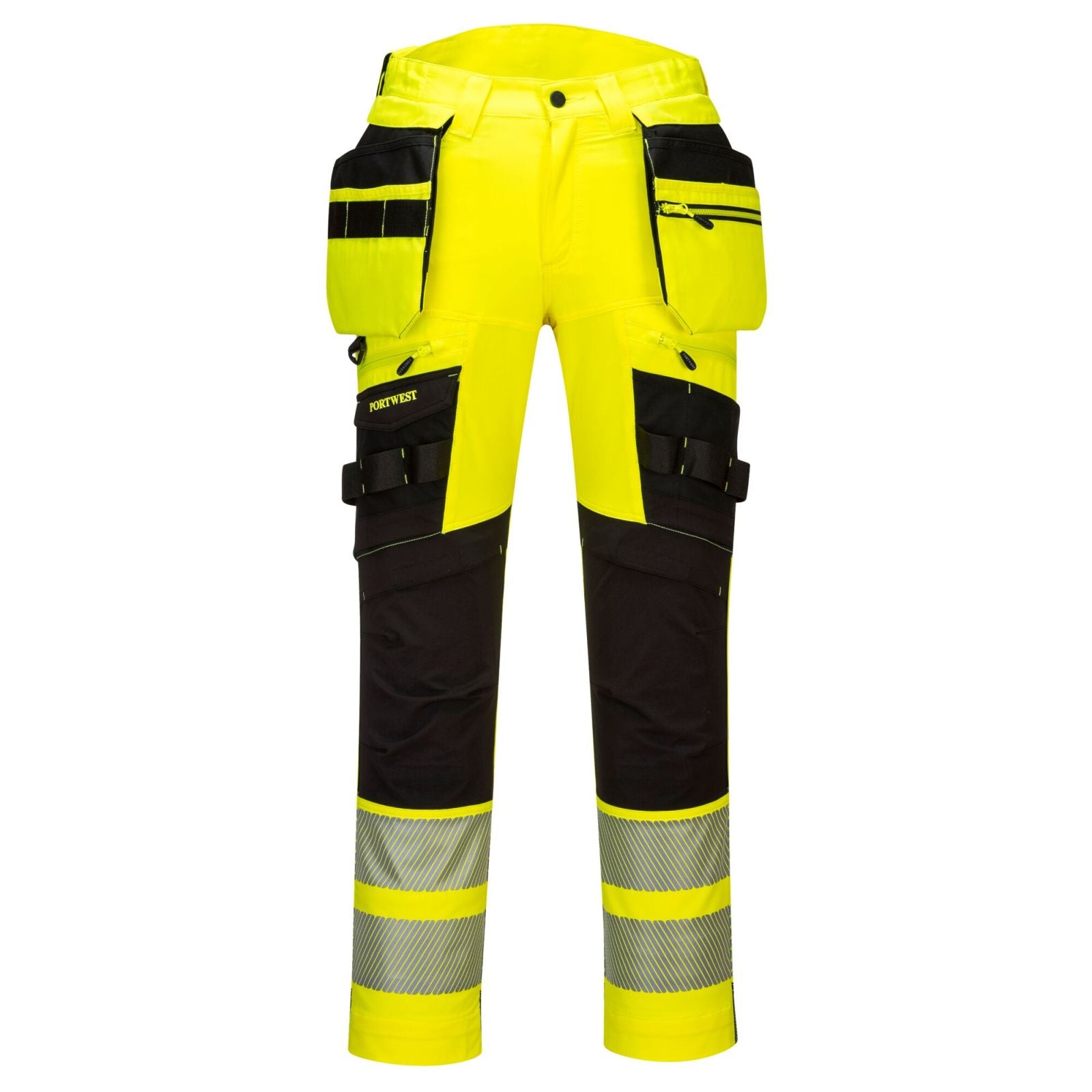 Portwest DX4-Hi-Vis broek DX442 geel-zwart(YB)