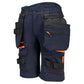 Portwest DX4 Werkkleding Korte Broek DX444 afneembare holsterzakken donker marineblauw(DN)