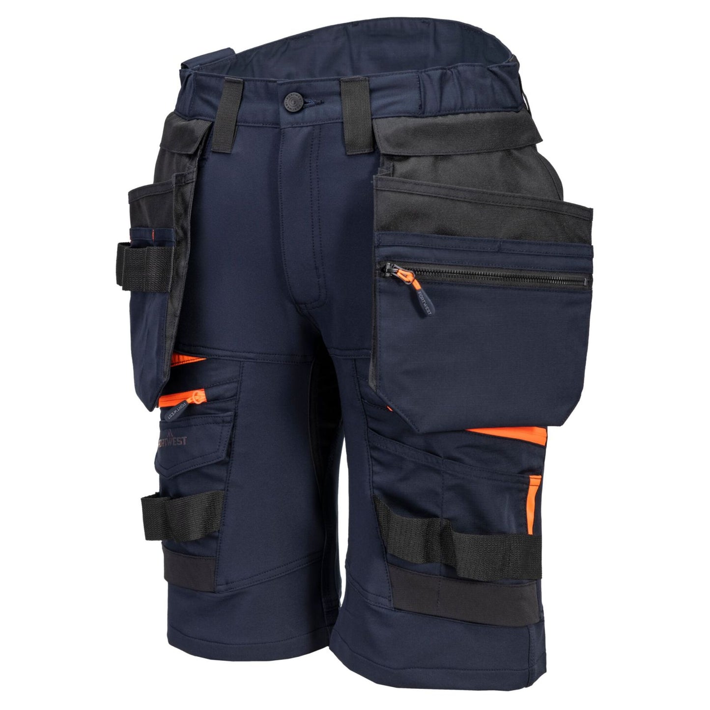 Portwest DX4 Werkkleding Korte Broek DX444 afneembare holsterzakken donker marineblauw(DN)