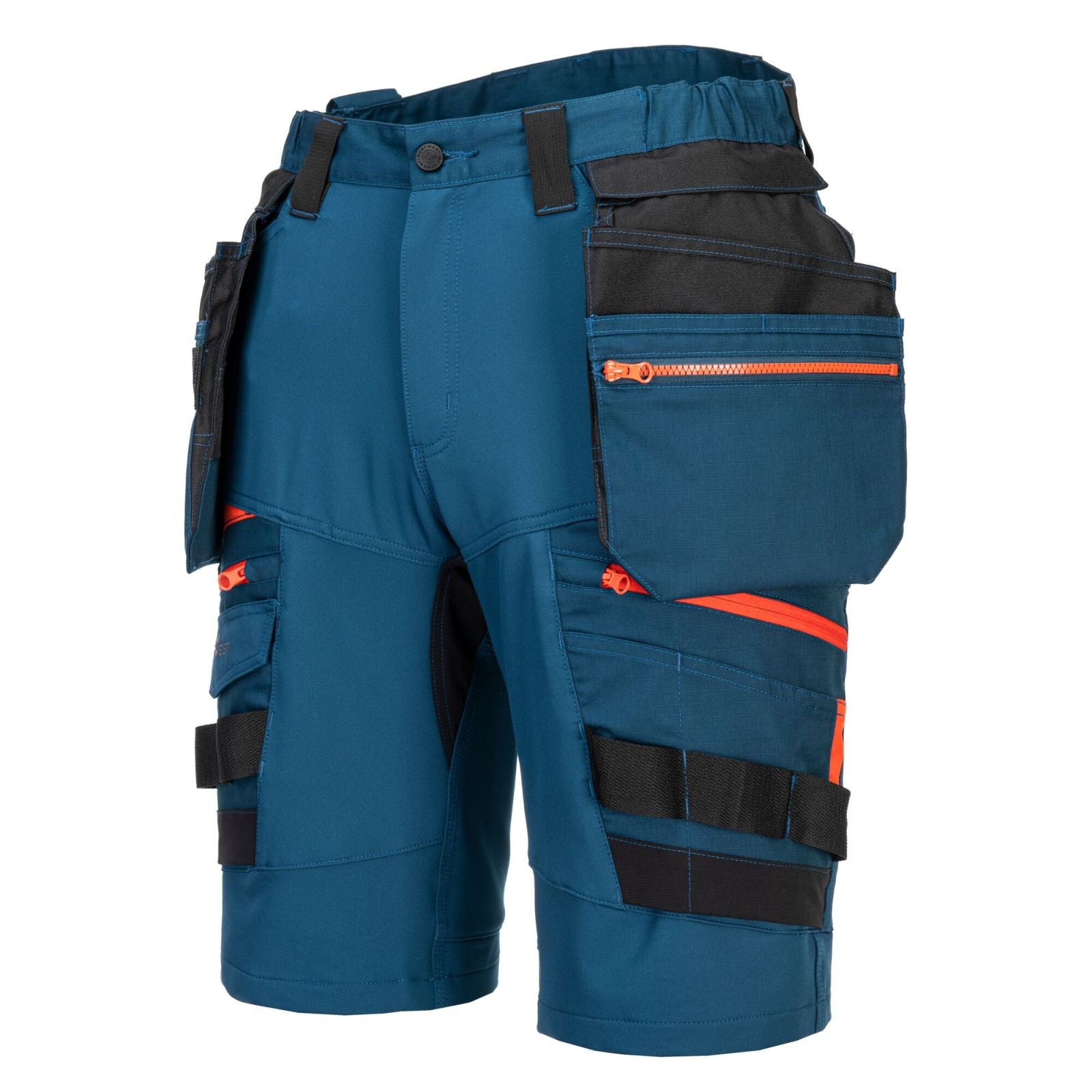Portwest DX4 Korte Broeken DX444 afneembare holsterzakken stretch metroblauw(MB)