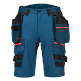 Portwest DX4 Korte Broeken DX444 afneembare holsterzakken stretch metroblauw(MB)