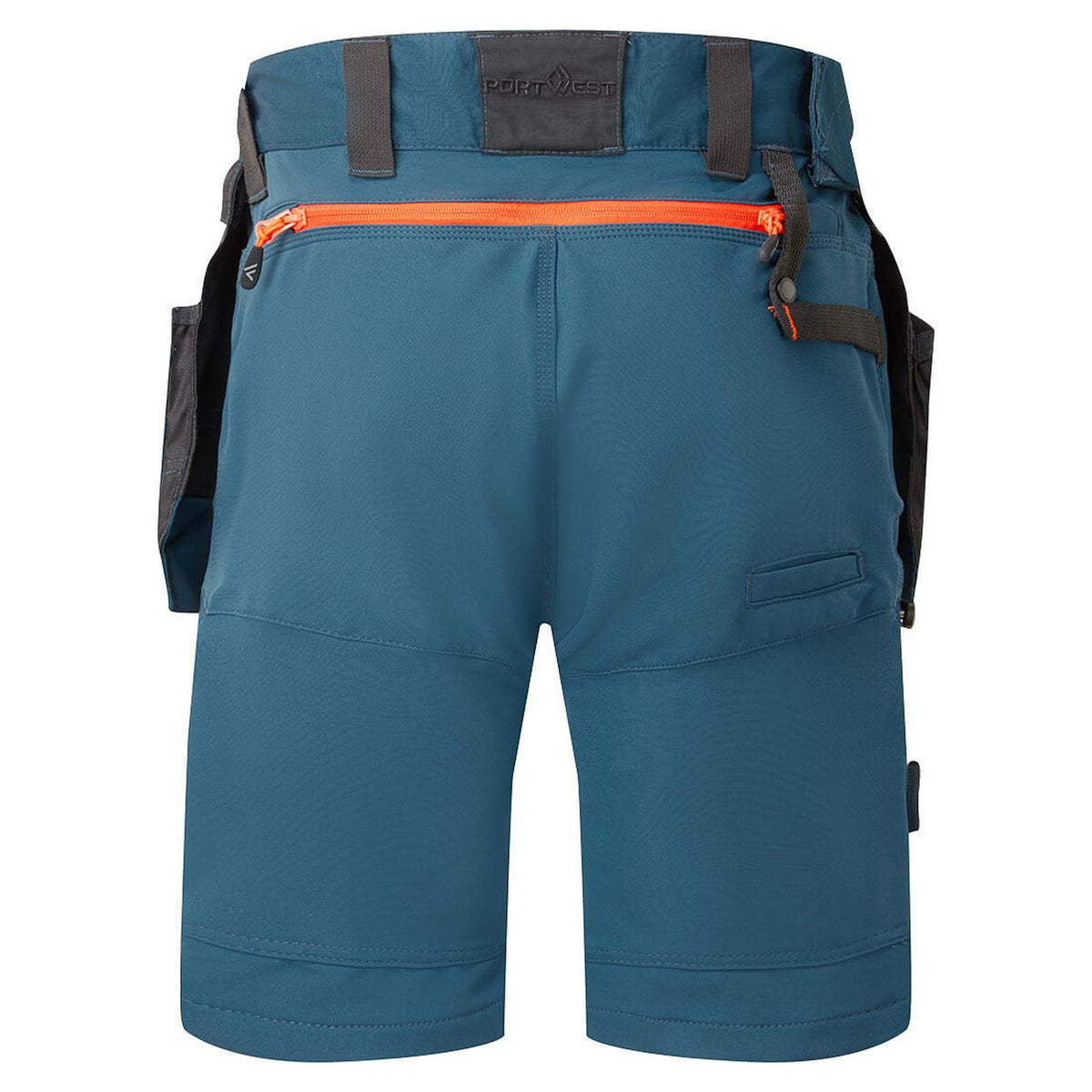 Portwest DX4 Korte Broeken DX444 afneembare holsterzakken stretch metroblauw(MB)