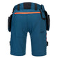 Portwest DX4 Korte Broeken DX444 afneembare holsterzakken stretch metroblauw(MB)