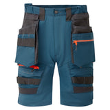 Portwest DX4 Korte Broeken DX444 afneembare holsterzakken stretch metroblauw(MB)
