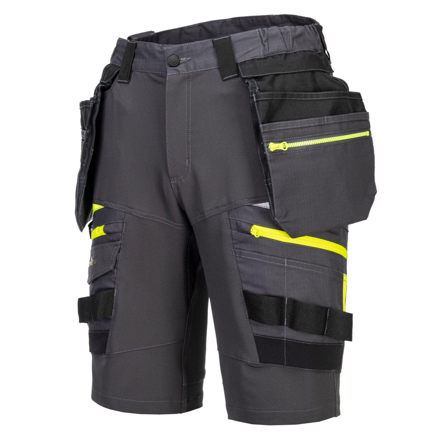 Portwest DX4 Korte Broeken DX444 afneembare holsterzakken stretch metaalgrijs(MG)