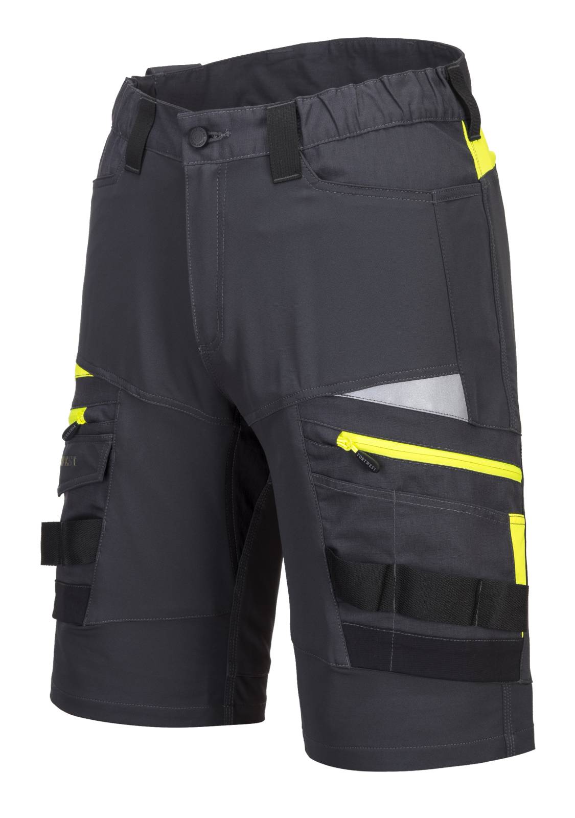 Portwest DX4 Korte Broeken DX444 afneembare holsterzakken stretch metaalgrijs(MG)