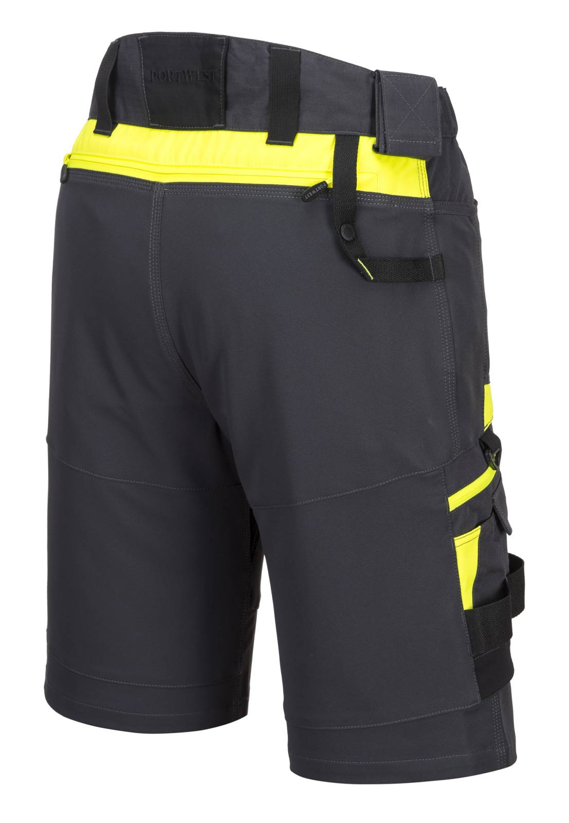 Portwest DX4 Korte Broeken DX444 afneembare holsterzakken stretch metaalgrijs(MG)