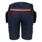 Portwest DX4 Werkkleding Korte Broek DX444 afneembare holsterzakken 4X stretch donker marineblauw(NV)