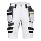 Portwest DX4 Korte Broeken DX444 afneembare holsterzakken stretch wit(WH)