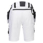 Portwest DX4 Korte Broeken DX444 afneembare holsterzakken stretch wit(WH)