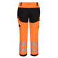 Portwest DX4 Hoge zichtbaarheid Regenbroek DX448 Hi-Vis oranje-zwart(OB)