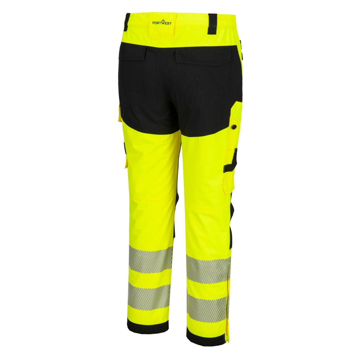 Portwest DX4 Hoge zichtbaarheid Regenbroek DX448 Hi-Vis geel-zwart(YB)