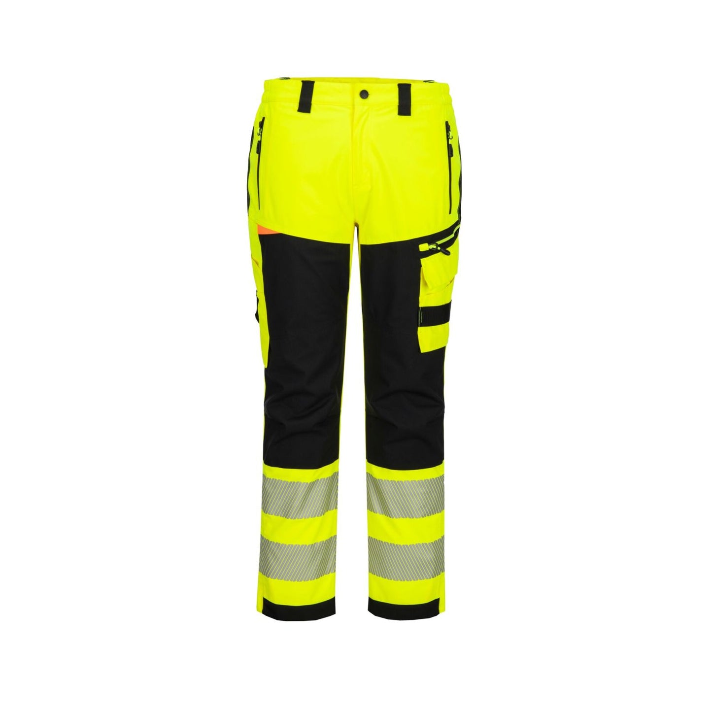 Portwest DX4 Hoge zichtbaarheid Regenbroek DX448 Hi-Vis geel-zwart(YB)
