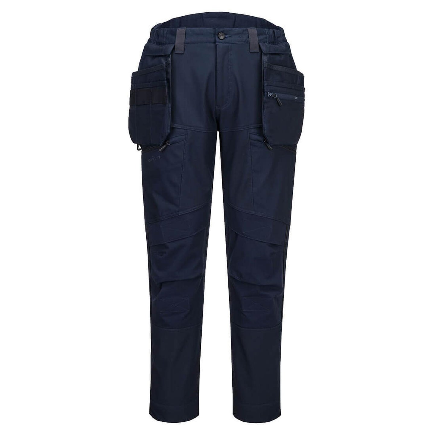 Portwest DX4 Bescherming Tegen Alle Weersomstandigheden Broek DX450 Softshell afneembare holsterzakken Volledig marineblauw(AN)