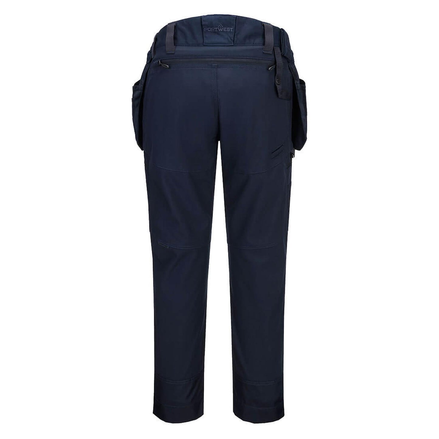Portwest DX4 Bescherming Tegen Alle Weersomstandigheden Broek DX450 Softshell afneembare holsterzakken Volledig marineblauw(AN)