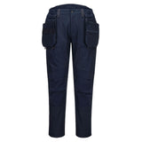 Portwest DX4 Bescherming Tegen Alle Weersomstandigheden Broek DX450 Softshell afneembare holsterzakken Volledig marineblauw(AN)