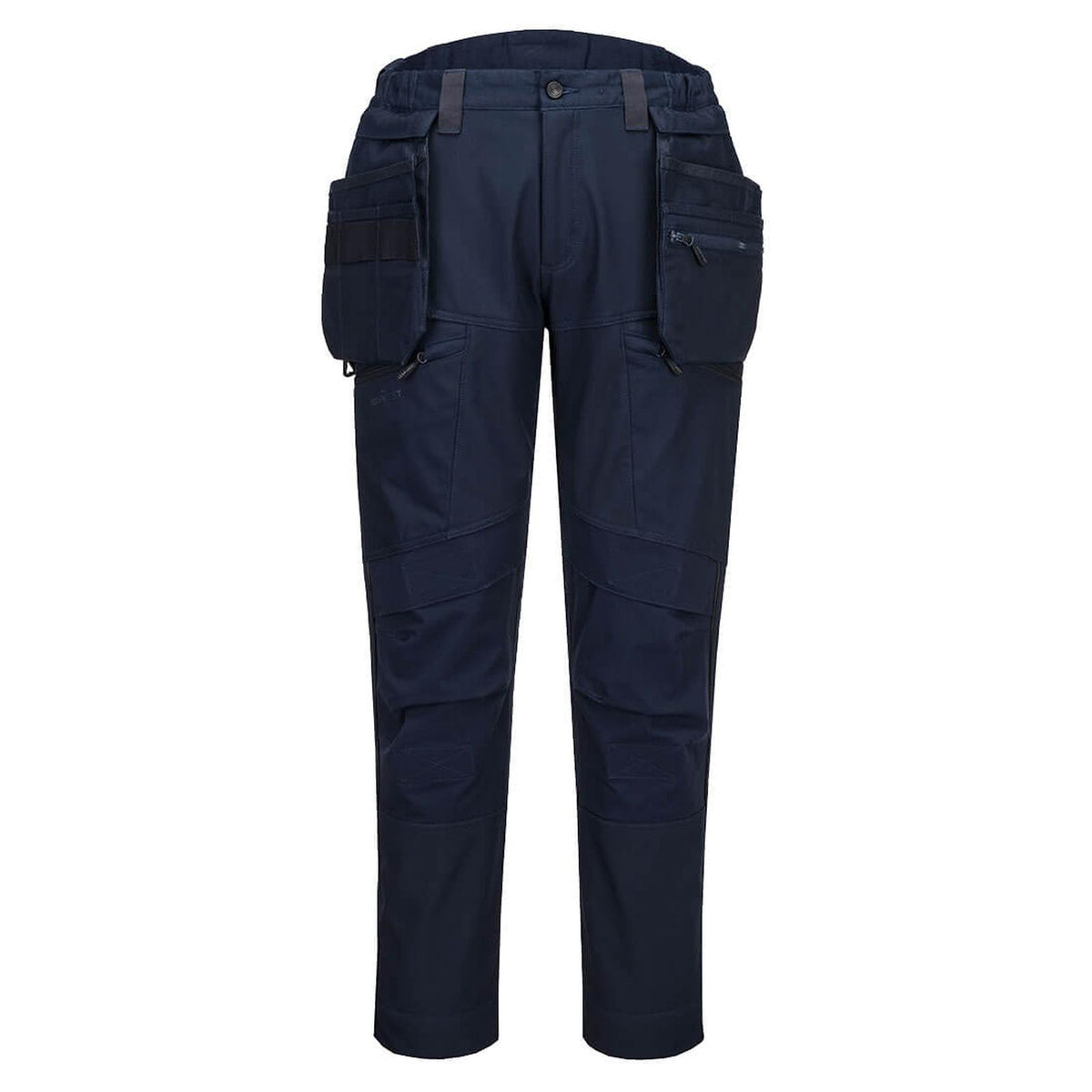 Portwest DX4 Bescherming Tegen Alle Weersomstandigheden Broek DX450 Softshell afneembare holsterzakken Volledig marineblauw(AN)