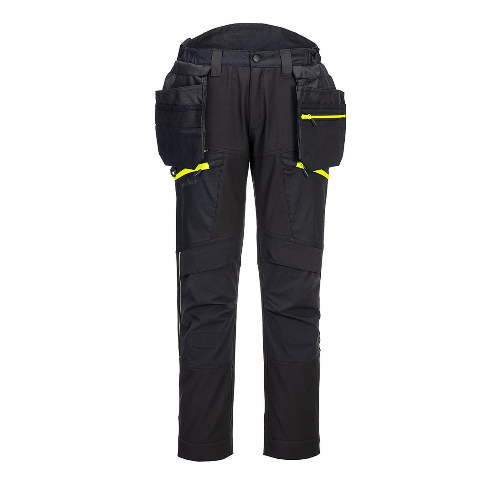 Portwest DX4 Broek DX450 Softshell afneembare holsterzakken stretch zwart(BK)