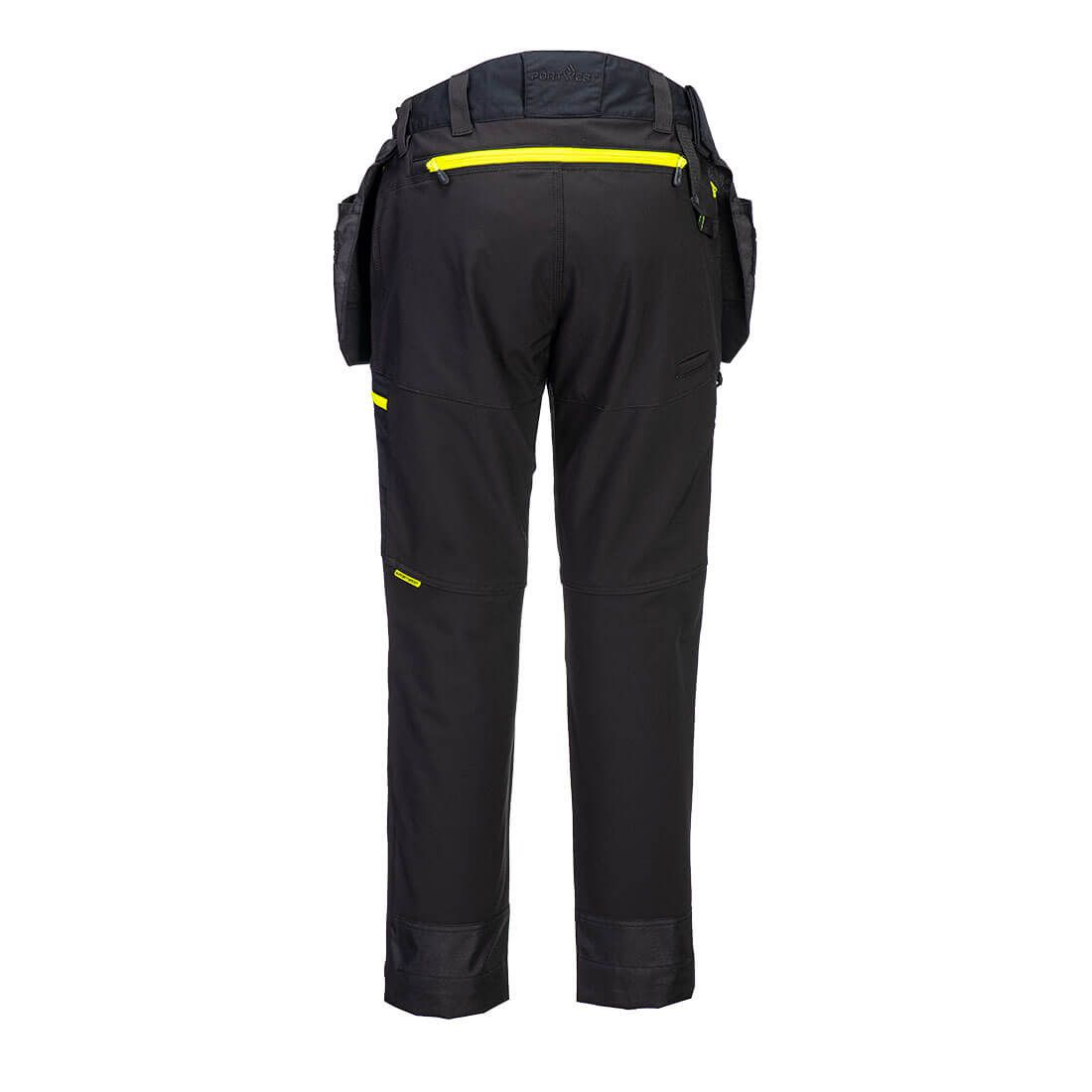 Portwest DX4 Broek DX450 Softshell afneembare holsterzakken stretch zwart(BK)
