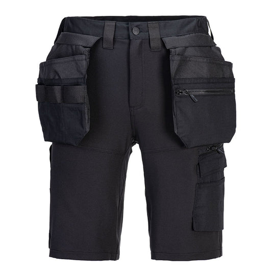 Portwest DX4 Korte Broek DX451 holsterzakken zwart(BK)