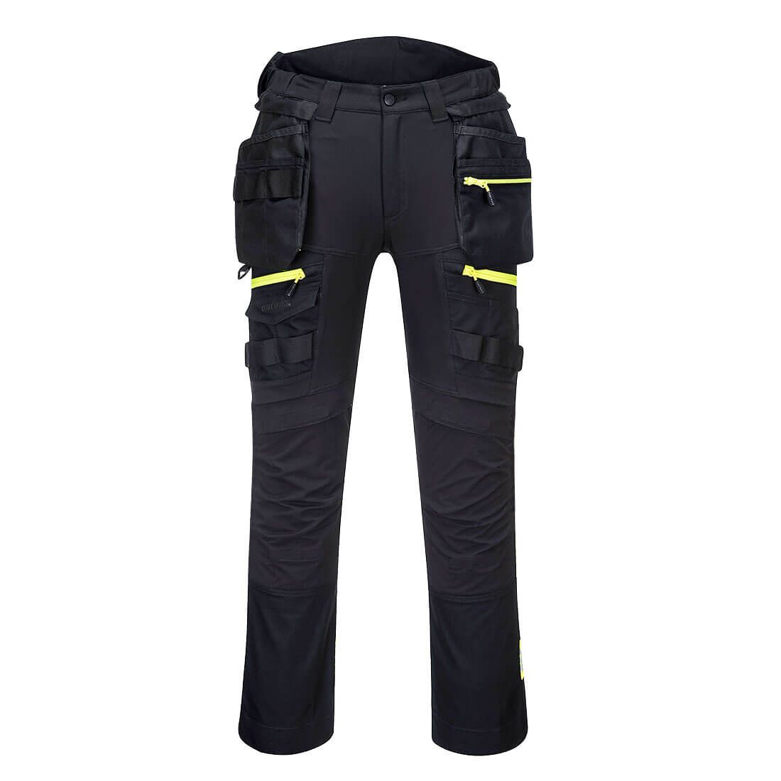 Portwest DX4 Broek DX452 dames afneembare holsterzakken stretch zwart(BK)