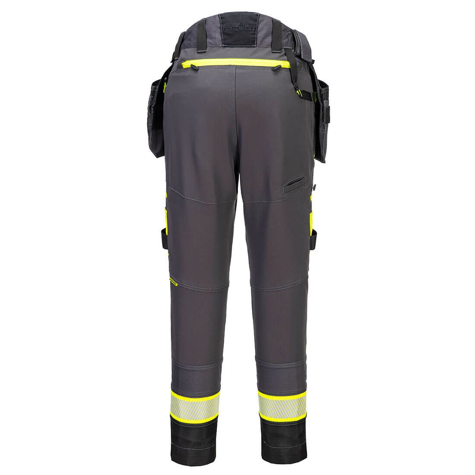 Portwest DX4 Broek DX452 dames afneembare holsterzakken stretch metaalgrijs(MG)
