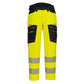 Portwest DX4 Hoge zichtbaarheid Broek DX453 HiVis  Service geel-zwart(YB)