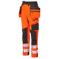 Portwest DX4 Hoge zichtbaarheid Broek DX454 HiVis afneembare holsterzakken oranje-zwart(OB)