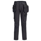 Portwest DX4 Ambacht Werkbroek DX456 stretch slim-fit zwart(BK)