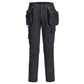 Portwest DX4 Ambacht Werkbroek DX456 stretch slim-fit zwart(BK)