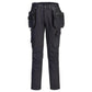 Portwest DX4 Ambacht Werkbroek DX456 stretch slim-fit zwart(BK)