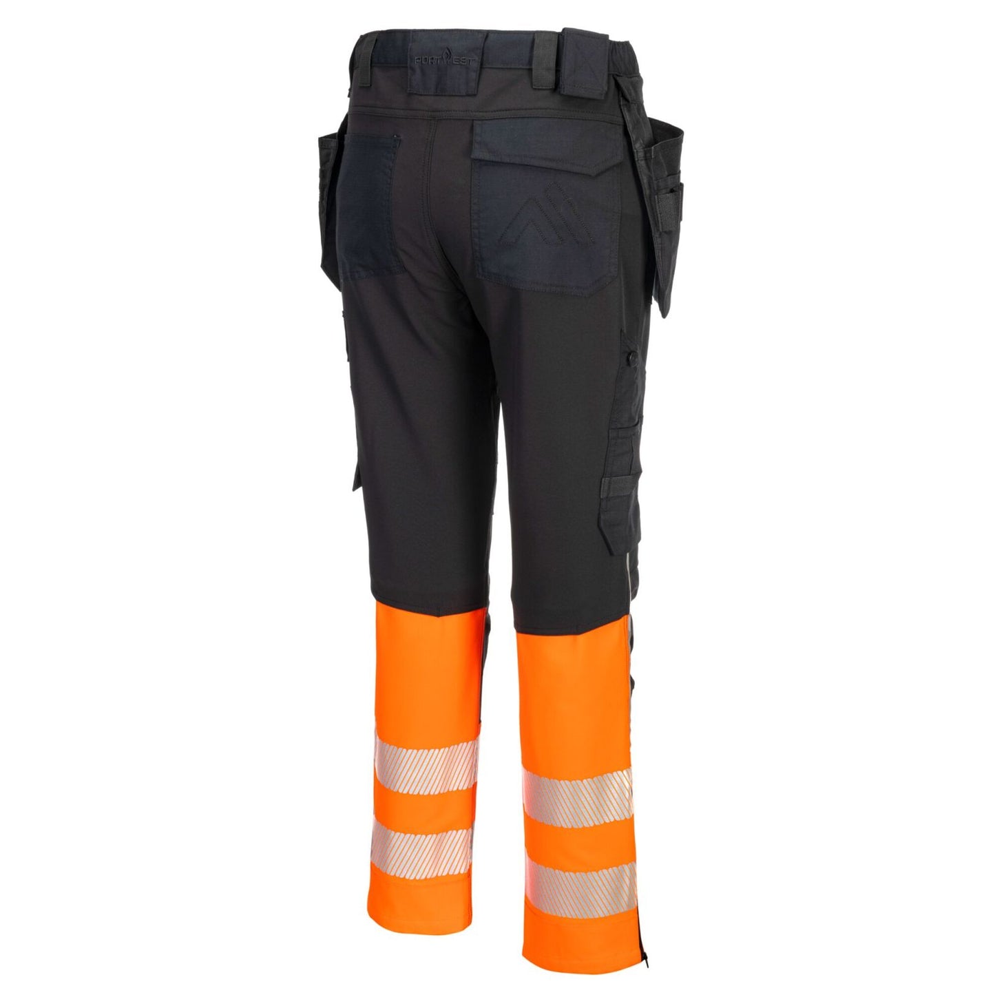 Portwest DX4 Hi-Vis Werkbroek DX457 HiVis Klasse 1 oranje-zwart(OB)