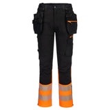 Portwest DX4 Hi-Vis Werkbroek DX457 HiVis Klasse 1 oranje-zwart(OB)