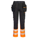 Portwest DX4 Hi-Vis Werkbroek DX457 HiVis Klasse 1 oranje-zwart(OB)