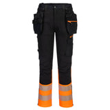 Portwest DX4 Hi-Vis Werkbroek DX457 HiVis Klasse 1 oranje-zwart(OB)