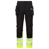 Portwest DX4 Hi-Vis Werkbroek DX457 HiVis Klasse 1 geel-zwart(YB)