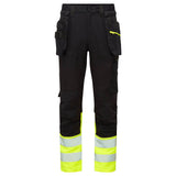 Portwest DX4 Hi-Vis Werkbroek DX457 HiVis Klasse 1 geel-zwart(YB)