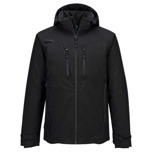Portwest DX4 Bescherming Tegen Alle Weersomstandigheden Winterjas DX460 Volledig zwart(AB)