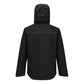 Portwest DX4 Alle Weersomstandigheden Regenjack DX463 waterdicht ademend Volledig zwart(AB)