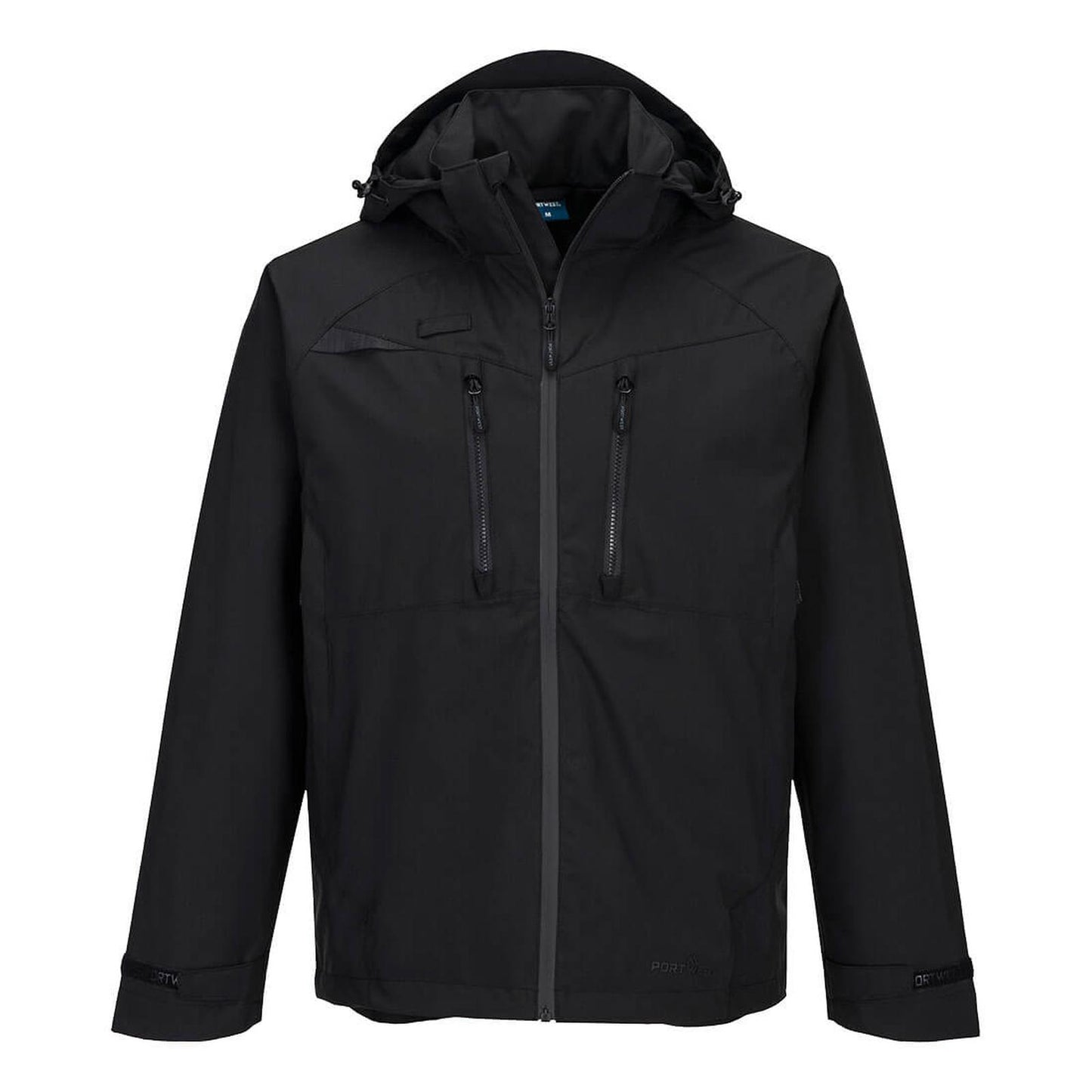 Portwest DX4 Bescherming Tegen Alle Weersomstandigheden Regenjack DX463 waterdicht ademend Volledig zwart(AB)