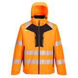 Portwest DX4 Hi-Vis Jack DX466 4-in-1 Hi-Vis-Tex Pro waterdicht stretch oranje-zwart(OB)