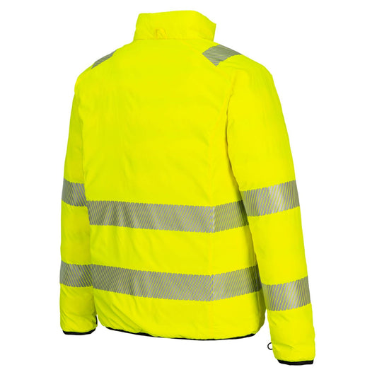 Portwest DX4 Hi-Vis Jack DX466 4-in-1 Hi-Vis-Tex Pro waterdicht stretch geel-zwart(YB)