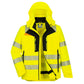 Portwest DX4 Hi-Vis Jack DX466 4-in-1 Hi-Vis-Tex Pro waterdicht stretch geel-zwart(YB)