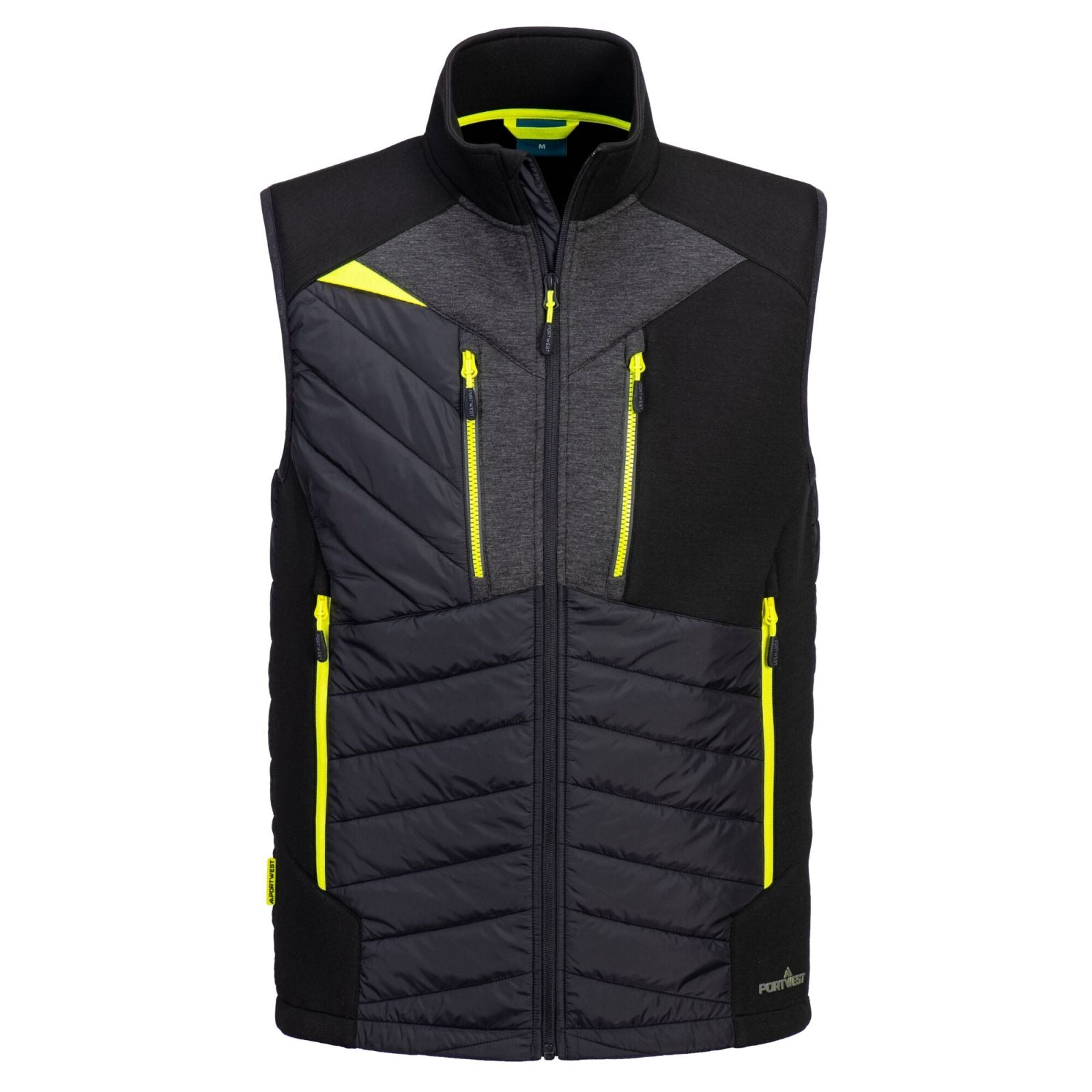 Portwest DX4 Bodywarmer DX470 hybrid baffle zwart(BK)