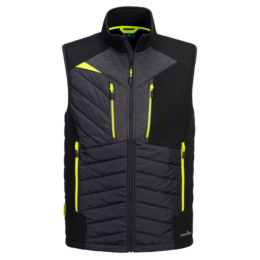 Portwest DX4 Bodywarmer DX470 hybrid baffle zwart(BK)
