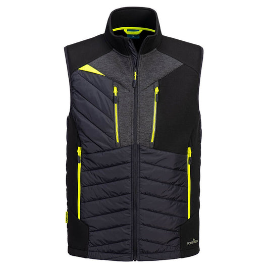 Portwest DX4 Bodywarmer DX470 hybrid baffle zwart(BK)