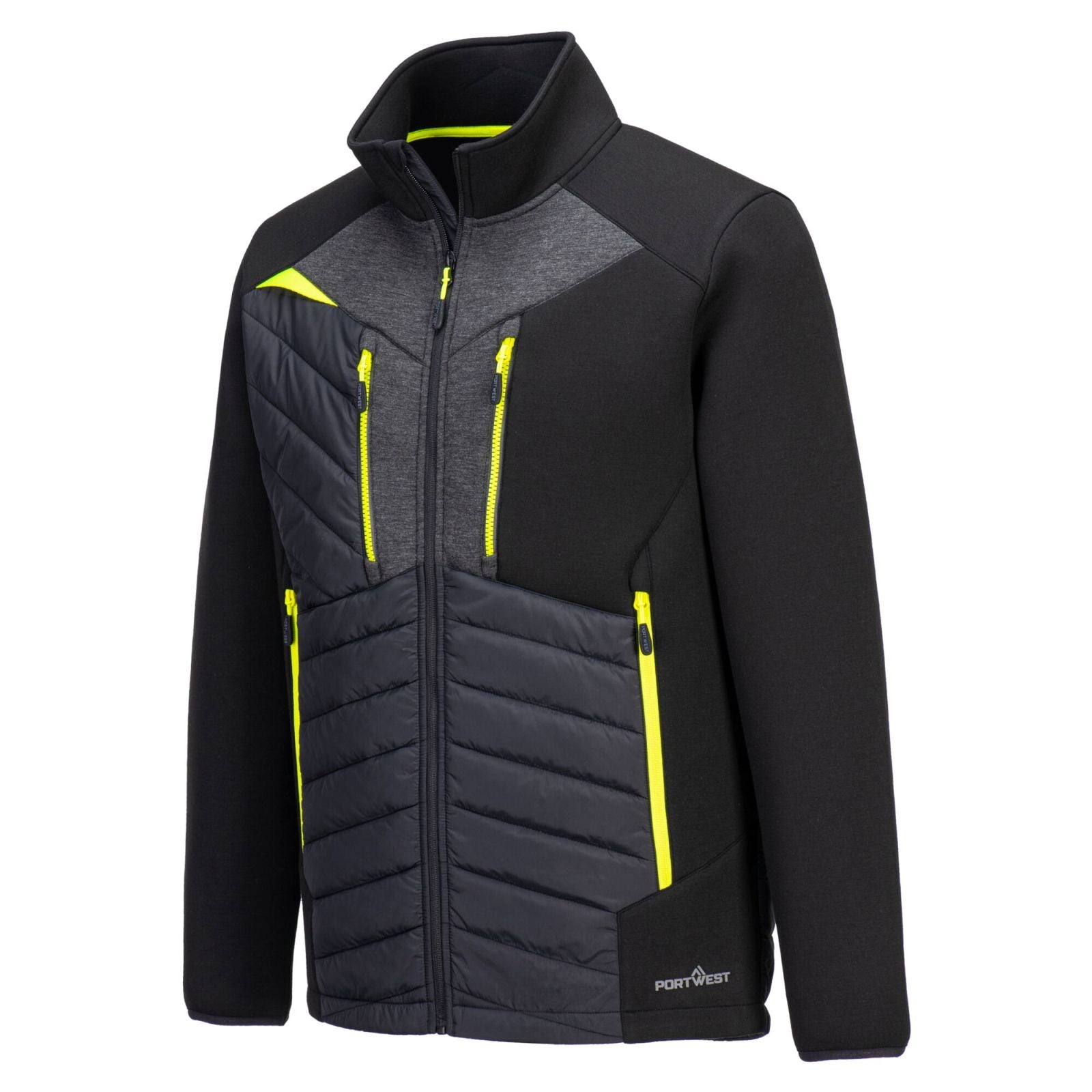 Portwest DX4 Bodywarmer DX471 hybrid baffle zwart(BK)