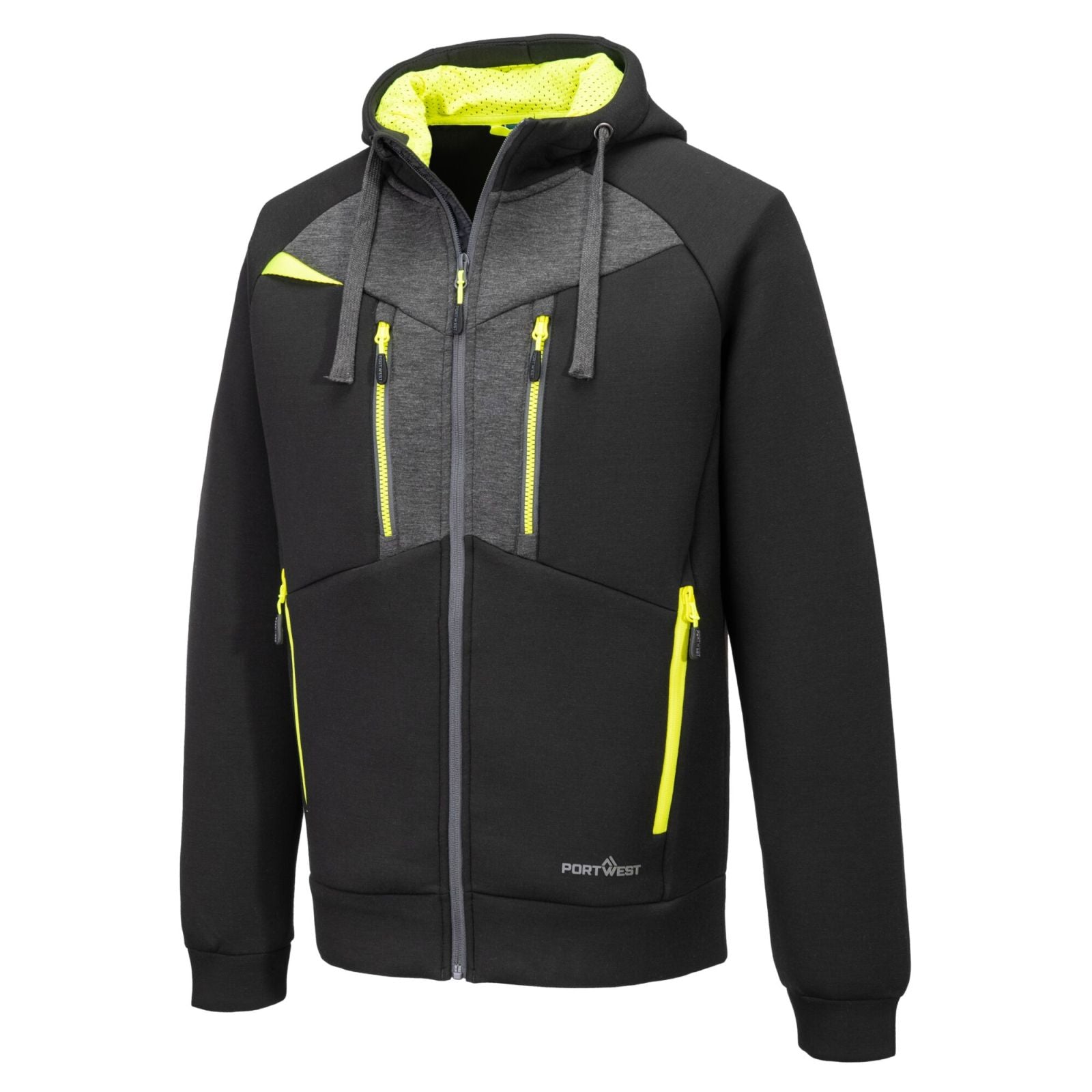 Portwest DX4 Hoodie DX472 rits Vochtafdrijvend ademend zwart(BK)