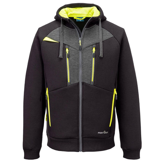 Portwest DX4 Hoodie DX472 rits Vochtafdrijvend ademend zwart(BK)